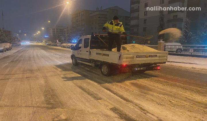Ankara’da karla mücadele açıklaması geldi