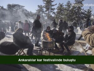 Ankaralılar kar festivalinde buluştu