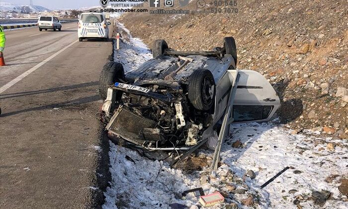 Beypazarı'nda trafik kazası