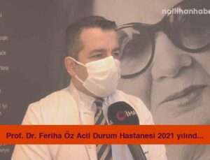 Prof. Dr. Feriha Öz Acil Durum Hastanesi 2021 yılında 378 bin covid hastasına şifa dağıttı