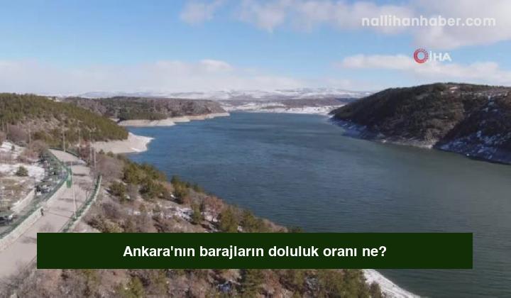 Ankara’nın barajların doluluk oranı ne?