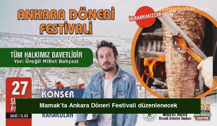 Mamak’ta Ankara Döneri Festivali düzenlenecek