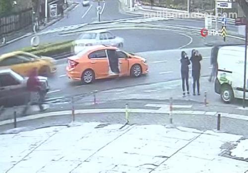 Ankara’da taksici ve yolcuların kavgası!