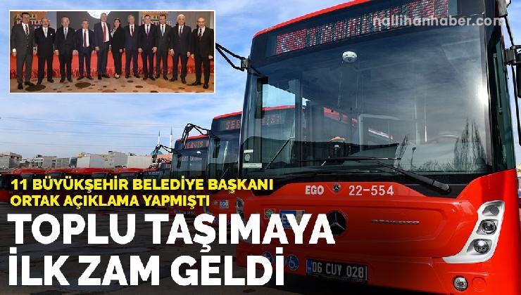 Ankara’da toplu taşıma ücretine zam