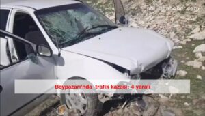 Beypazarı’nda  trafik kazası: 4 yaralı